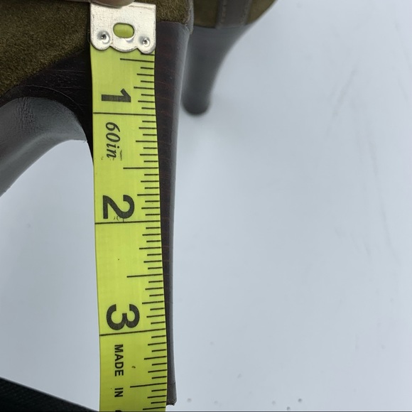 NEW! Tory Burch Alaina Olive Green Suede Boots - Picture 12 of 15